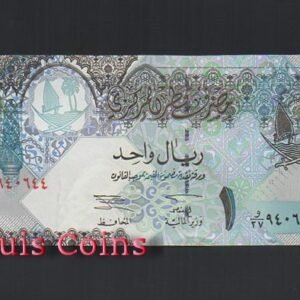 B281-QATAR-ND 2003卡達紙幣1 Riyal（406）