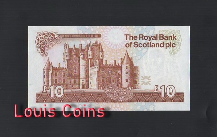 284-2 B284-SCOTLAND-2010蘇格蘭紙幣,10 Pounds Sterling(1331)