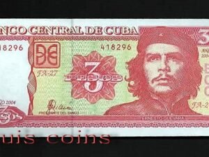 30-1 B030 CUBA 2004~2006古巴紙鈔.3 PESOS-Che Guevara(701)