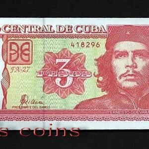 B030 CUBA 2004～2006古巴紙鈔.3 PESOS-Che Guevara(701)