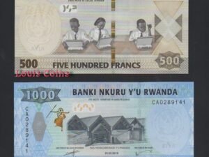 B307-RWANDA--2019盧安達紙幣(兩張1組)(779)