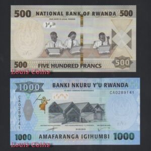 B307-RWANDA--2019盧安達紙幣(兩張1組)(779)