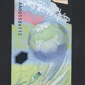 314-2 B314-RUSSIA--2018俄羅斯紀念塑膠鈔票100 Rubley(1055)