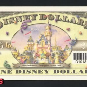 316-2 B316-DISNEY-2005年 迪士尼 ( 小飛象 ) 1美元紀念鈔票(B)