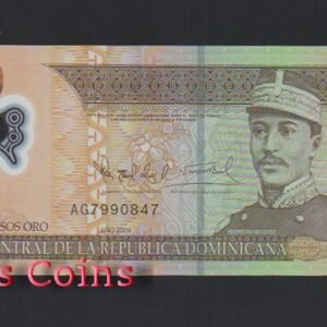 B324-DOMINICAN RE--2009多明尼加塑膠鈔票20 Pesos(641)
