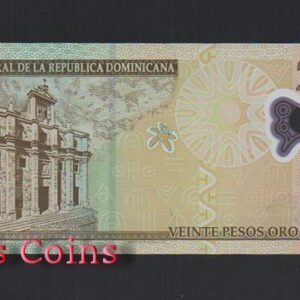 B324-DOMINICAN RE--2009多明尼加塑膠鈔票20 Pesos(641)