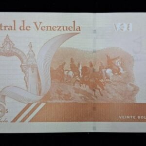 328-1 (2) B328-VENEZUELA-2021委內瑞拉紙幣,20 Bolívares(B)