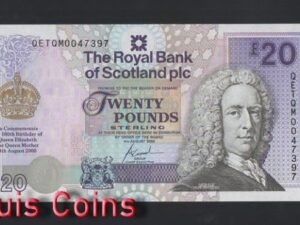 B342-SCOTLAND-2000蘇格蘭紙幣,20 Pounds Sterling（O)