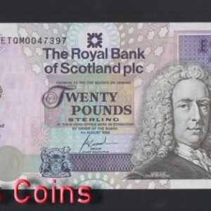 B342-SCOTLAND-2000蘇格蘭紙幣,20 Pounds Sterling（O)