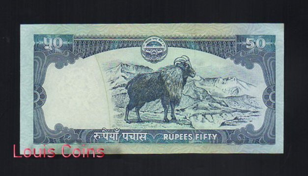 350-2 B118-NEPAL--2012尼泊爾聖山 聖母峰 珠穆朗瑪峰紙幣50 Rupees(350)