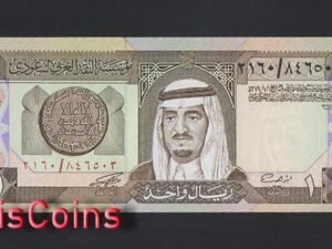 B351-SAUDI ARABIA--1961-1984沙烏地阿拉伯紙幣1 Riyal(841)
