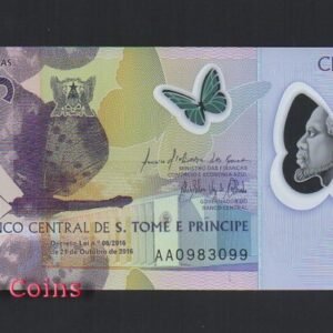 355-1 B355-Sao Tome and Principe--2016聖多美普林西比塑膠鈔票(B)
