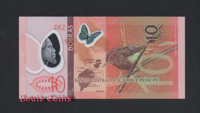 B356-Sao Tome and Principe--2016聖多美普林西比塑膠鈔票(1226)