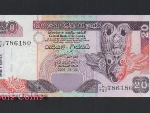 363-1 B363-SRI LANKA--2006斯里蘭卡紙幣20 Rupees(1372)