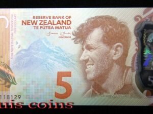 B374-NEW ZEALAND-2015紐西蘭塑膠鈔,5 Dollars(678)