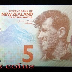 374-1 B374-NEW ZEALAND-2015紐西蘭塑膠鈔,5 Dollars(678)