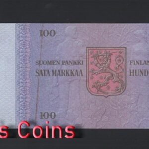 B379-FINLAND-1976芬蘭紙幣,100 Markkaa(B)