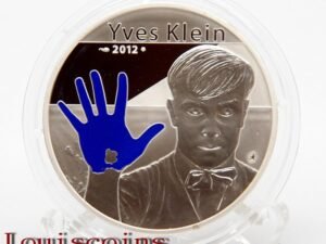 38-1 F038‧France‧2012法國‧YVES KLEIN紀念銀幣
