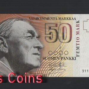 B380-FINLAND-1986芬蘭紙幣,50 Markkaa(O)