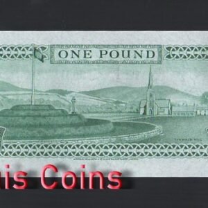 381-2 B381-ISLE OF MAN-1983男人島(曼島)紙幣,1 Pound(450)