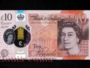 385-1 B385-GREAT BRITAIN-2016英國塑膠鈔票10 Pounds(1206)