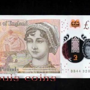 385-2 B385-GREAT BRITAIN-2016英國塑膠鈔票10 Pounds(1206)