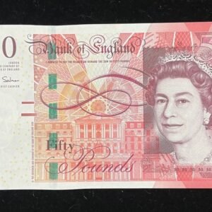 B386-GREAT BRITAIN-2010英國紙幣,50 Pounds-AA(B)