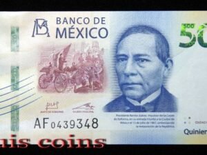 B393-MEXICO-2019墨西哥紙幣500 Pesos(B)