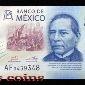 B393-MEXICO-2019墨西哥紙幣500 Pesos(B)