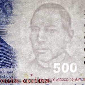 B393-MEXICO-2019墨西哥紙幣500 Pesos(B)
