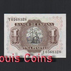 B395-SPAIN-1953西班牙紙幣1 Peseta(1288)