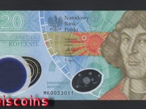 B397-POLAND-2023波蘭塑膠紀念紙幣含冊,20 Złotych(B)