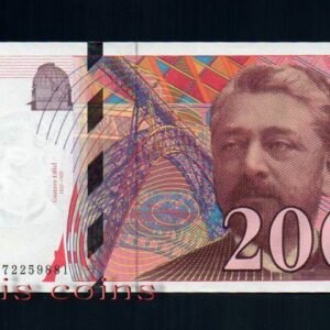 B042-FRANCE-1999法國紙鈔.200 francs古斯塔夫.艾菲爾鐵塔(45)