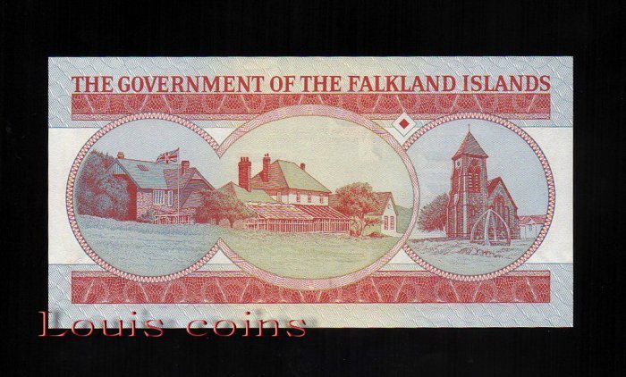B044-Falkland Islands-2005福克蘭群島紙鈔.5 pounds(154)
