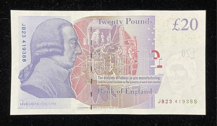 49-2 B049-GREAT BRITAIN-2006英國紙幣-20 Pounds(B)