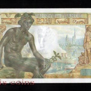 B053-FRANCE-1942法國紙鈔.1000 francs (1363)