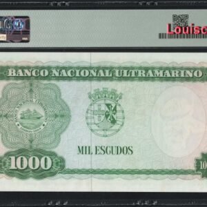 B054-TIMOR-1968東帝汶紙幣-1000 Escudos(O)