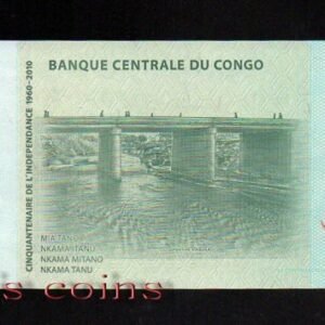 B064- CONGO Democratic Republic-2010剛果共和紀念紙鈔.500F (110)