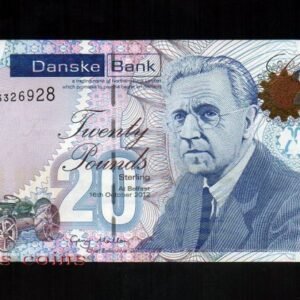 67-13 B067-NORTHERN IRELAND-2012北愛爾蘭紙鈔.20 pounds(714)