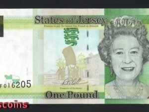 B073-JERSEY-2010澤西島紙鈔.1 Pounds（247）