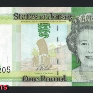 B073-JERSEY-2010澤西島紙鈔.1 Pounds（247）