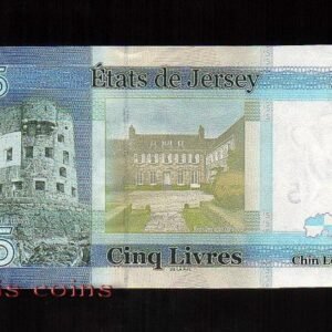 B074-JERSEY-2010澤西島紙鈔.5 Pounds（B）