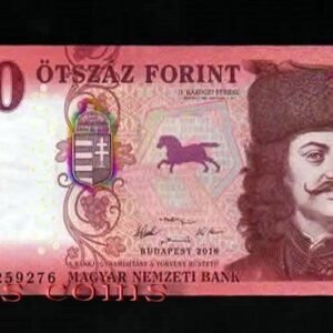 B075-HUNGARY-2018匈牙利紙鈔.500 Forint（1282）