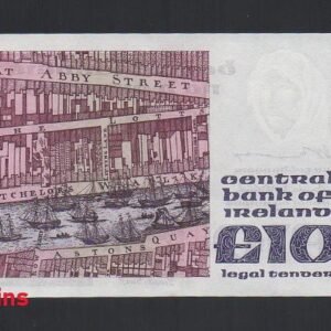 78-2 B78-IRELAND-(1978-1992)-愛爾蘭鈔票-10 Pound(O)