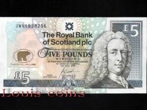 81-1 B081-SCOTLAND-2005蘇格蘭紀念鈔.5 POUNDS(872)