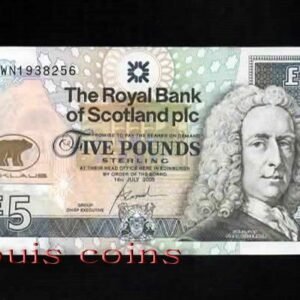 B081-SCOTLAND-2005蘇格蘭紀念鈔.5 POUNDS(872)
