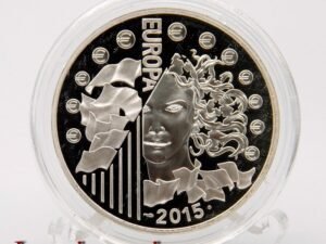 F088‧France‧2015法國‧歐洲和平70周年Proof紀念銀幣