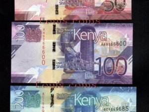 91-1 B091-KENYA-2019肯亞全套鈔票.5張一套(O)