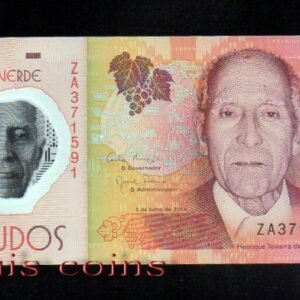 92-1 B092-CAPE VERDE-2014維德角 200 escudos 塑膠鈔票.(B)