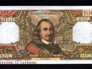 93-1 B093-FRANCE-1972法國鈔票.100Francs(B)